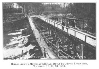 Bridge across Meuse at Stenay