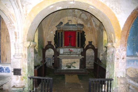 Interieur kerk St.Hilaire Marville